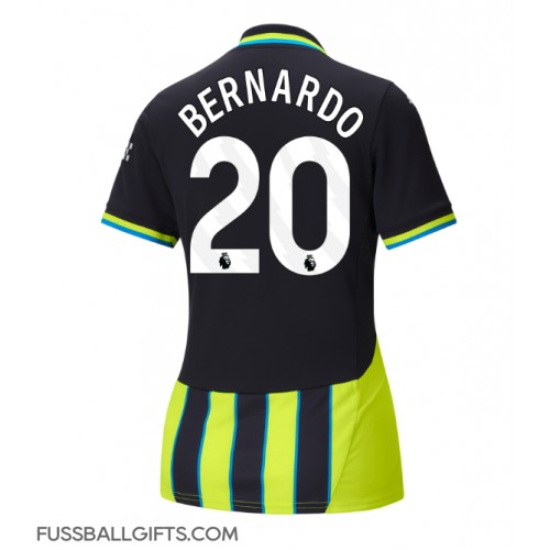 Manchester City Bernardo Silva #20 Fußballbekleidung Auswärtstrikot Damen 2024-25 Kurzarm